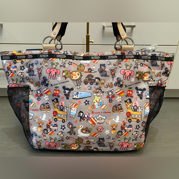 **RARE, HARD TO FIND**NWT VINTAGE  TOKIDOKI X LESPORTSAC Avventura Trasporto - Picture 2 of 8